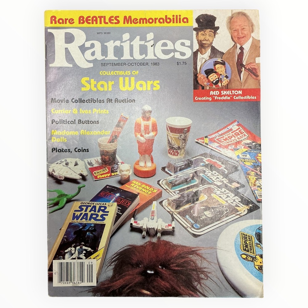 Rarities Magazine September-October 1983 Star Wars Beatles Red Skelton